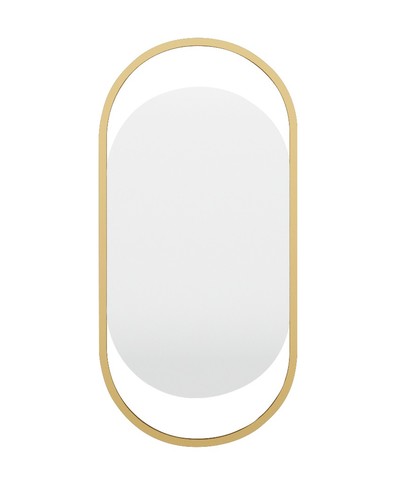 Настенное зеркало в золотой раме