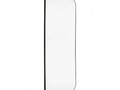 Дизайнерское настенное зеркало Glass Memory Evolve в металлической раме черного цвета